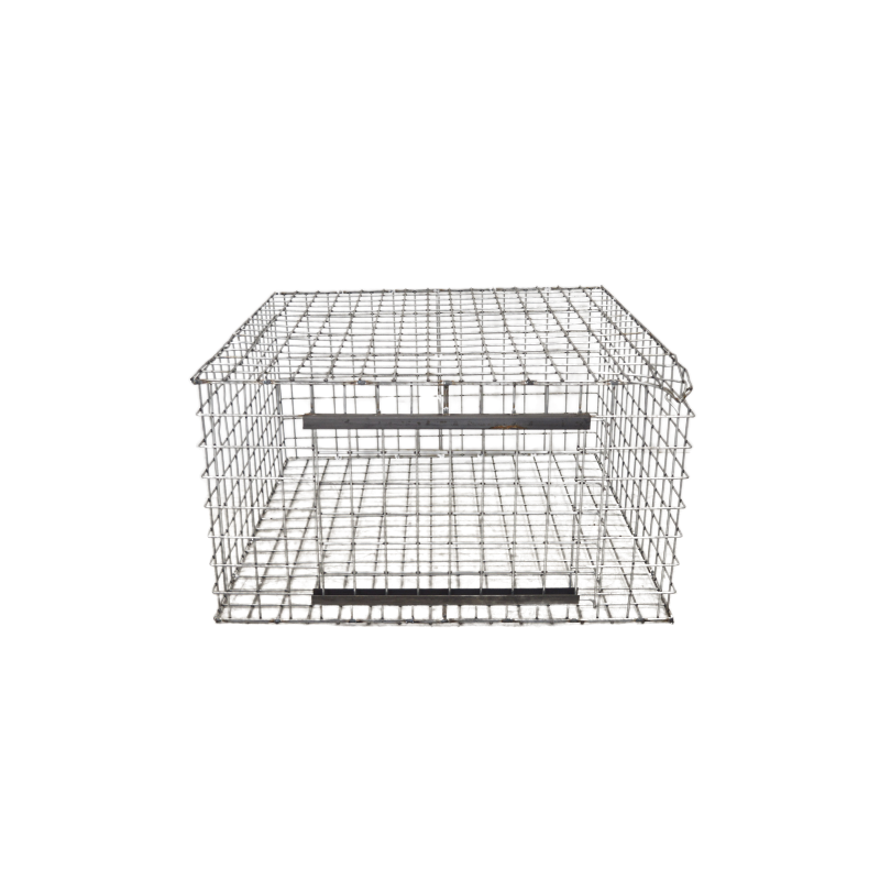 Cage de Transport Acier Petit Modèle Pour Animaux 76x42cm