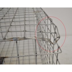 Cage de Transport Acier Petit Modèle Pour Animaux 76x42cm pas cher