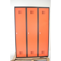 Vestiaire Industrie Salissante 3 Colonnes Fermeture