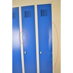 Vestiaire Armoire Scolaire 4 Colonnes Fermeture par Cadenas pas cher