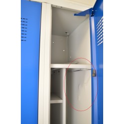 Vestiaire Armoire Scolaire 4 Colonnes Fermeture par Cadenas pas cher