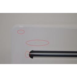 Radiateur Electrique à Inertie Sèche 1500W CONCORDE Origin Horizontal Blanc pas cher