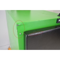 Chaudière à Bois et Briquettes 28kW MAGA Acier Vert pas cher