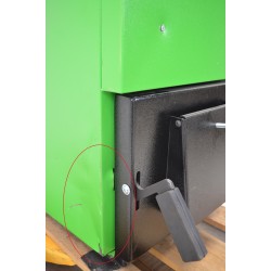 Chaudière à Bois et Briquettes 28kW MAGA Acier Vert pas cher