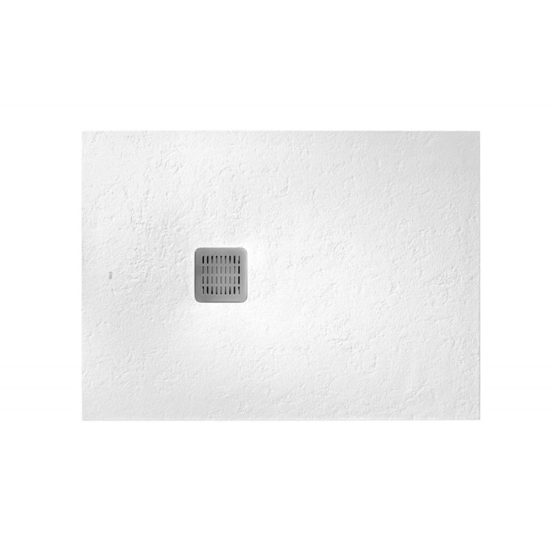 Receveur de Douche Extra-Plat ROCA TERRAN Blanc en Stonex 120x90x28cm