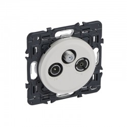 Prise TV-RD-SAT LEGRAND Blanc 067788