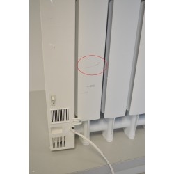 ATLANTIC Accessio Digital 2 Radiateur à inertie fluide horizontal blanc  1000W - 524910