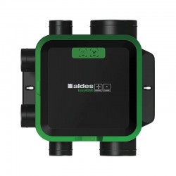 Kit VMC Simple Flux Autoréglable ALDES Easyhome PureAir Compact Premium 3 Bouches + Entrées d'Air