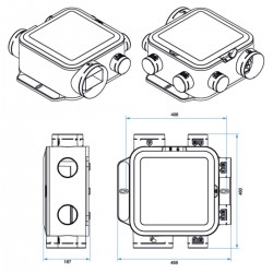 VMC simple flux autoréglable Aldes EasyHome Auto - Aldes Storeonline