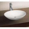 Vasque à Poser Céramique Ovale Blanc