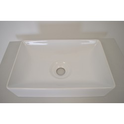 Lavabo Lave-Mains à Poser Céramique Rectangle