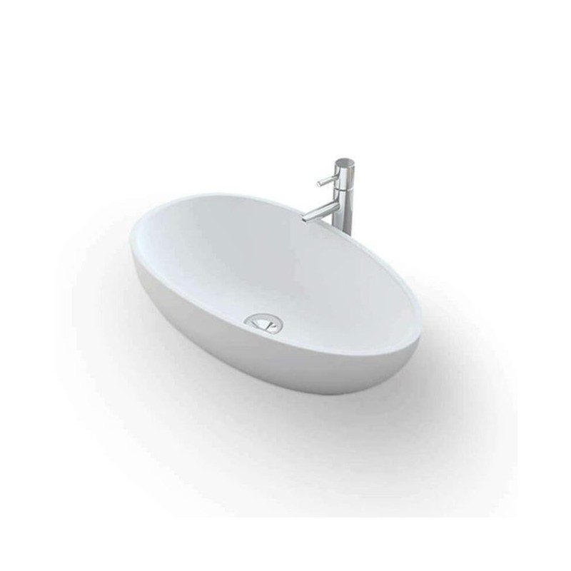 Vasque à Poser Ovale AMBRA Calista Solid Surface Vasque à Poser Ovale AMBRA Calista Solid Surface