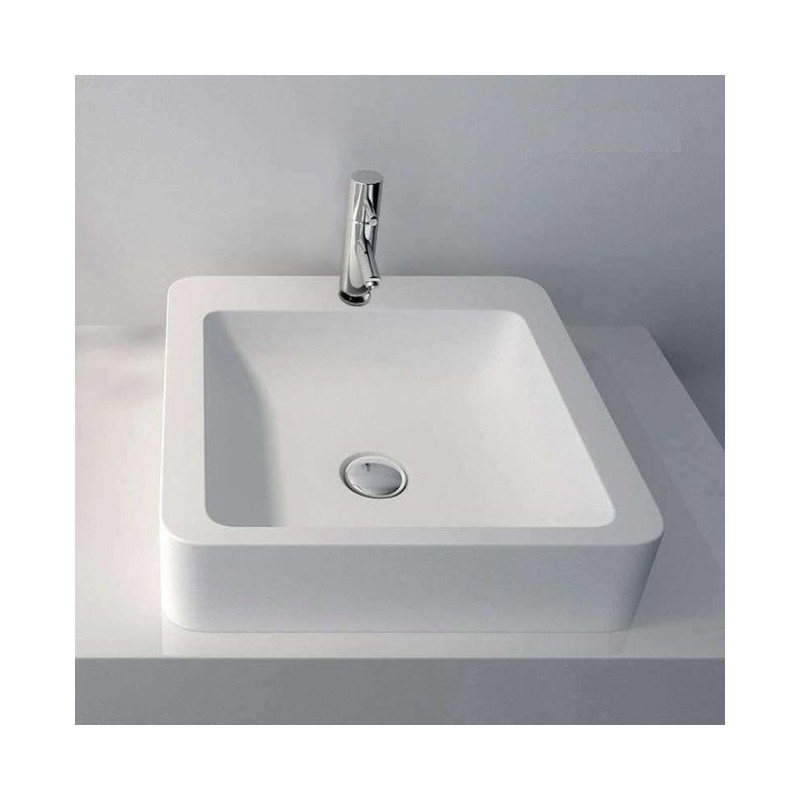 Vasque à Poser Solid Surface AMBRA Tanaé Carré Vasque à Poser Solid Surface AMBRA Tanaé Carré