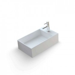Lave-Mains Vasque à Suspendre ou à Poser Solid Surface AMBRA Manéa D