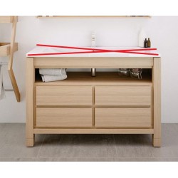 meuble Sous-Vasque de Salle de Bain COLLIN ARREDO Hémisphère Nord