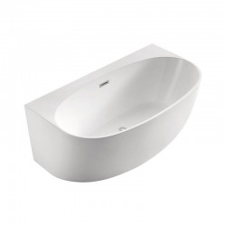 Baignoire Îlot Murale en Acrylique NOVEAQUA Rosa