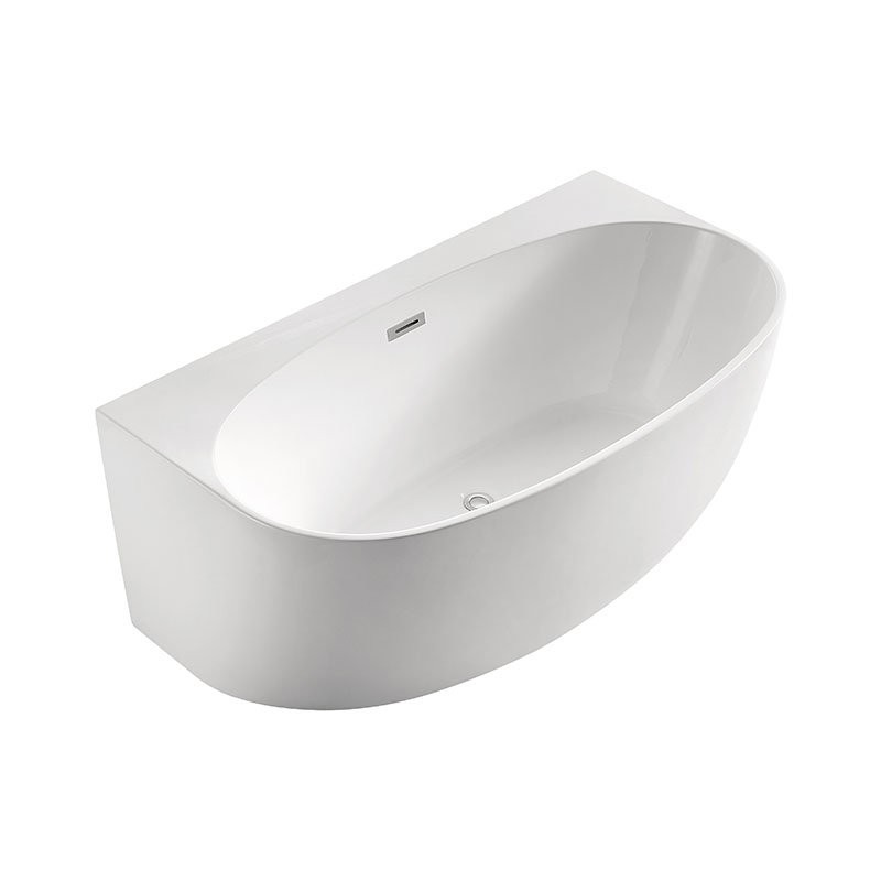 Baignoire Îlot Murale en Acrylique NOVEAQUA Rosa