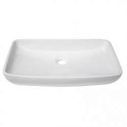 Vasque à Poser Rectangle Marquise Porcelaine Blanc