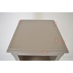 Colonne de Salle de Bain Avec Porte Persienne COLLIN ARREDO Bohême 147cm Grise Bois Mindi pas cher