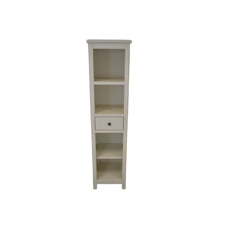 Colonne de Salle de Bain 2 Etagères COLLIN ARREDO Bohême 147cm Blanche Bois Mindi Colonne de Salle de Bain 2 Etagères COLLIN ARREDO Bohême 147cm Blanche Bois Mindi