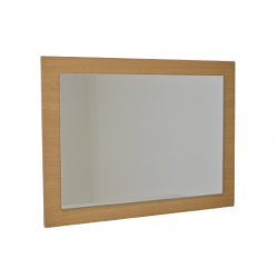 Miroir Réversible COLLIN ARREDO Hémisphère Nord 80cm en Bois de Chêne