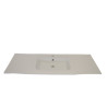 Plan Vasque Céramique à Encastrer Collin Arredo 130cm rectangulaire Blanc
