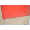 Meuble Sous-Vasque Suspendu de Salle de Bain COLLIN ARREDO Kubic 4 Portes 80cm Bois/Rouge pas cher