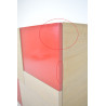 Meuble Sous-Vasque Suspendu de Salle de Bain COLLIN ARREDO Kubic 4 Portes 80cm Bois/Rouge pas cher
