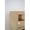 Meuble Sous-Vasque Suspendu de Salle de Bain COLLIN ARREDO Kubic 4 Portes 80cm Bois/Marron pas cher