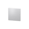 Radiateur Electrique à Inertie Fonte 1250W INTUIS MULLER INTUITIV Axoo Connecté Blanc