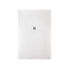 Receveur de Douche Extra Plat 70x100cm SANYCCES Strato Blanc en Résine Minérale