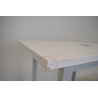 Receveur de Douche Extra Plat 70x100cm SANYCCES Strato Blanc en Résine Minérale pas cher