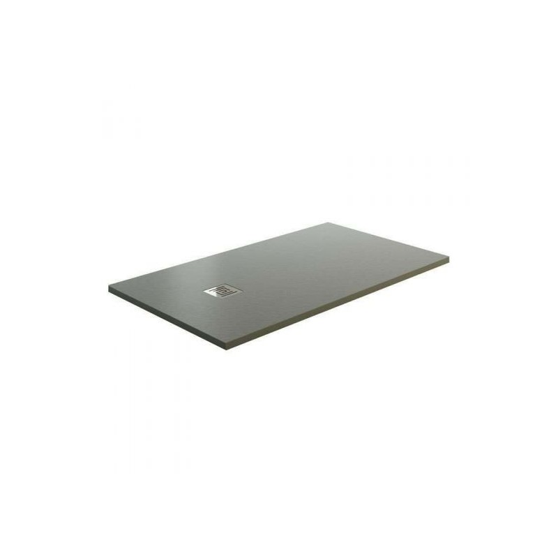 Receveur de Douche Extra Plat 70x120cm GME Ardesia Gris en Résine Minérale