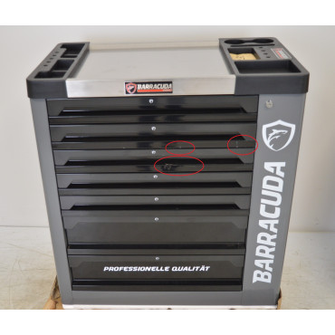Servante d'Atelier Mobile 7 Tiroirs BARRACUDA Nardo Gray XXL Sans Outils pas cher