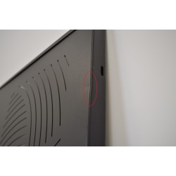 Plaque de Protection Murale Pour Poêle LE MARQUIER 80x120cm Essentiel Noire pas cher