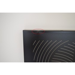 Plaque de Protection Murale Pour Poêle LE MARQUIER 80x120cm Essentiel Noire pas cher