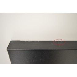 Plaque de Protection Murale Pour Poêle LE MARQUIER 80x120cm Essentiel Noire pas cher