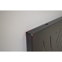 Plaque de Protection Murale Pour Poêle LE MARQUIER Vintage 80x120cm Noire pas cher