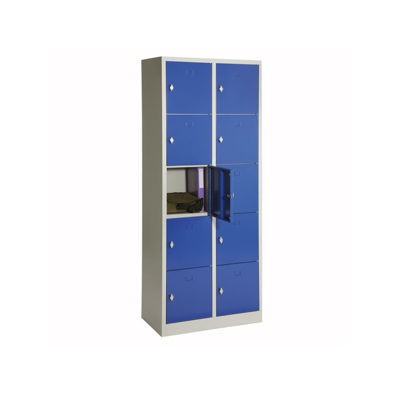 Vestiaire 10 Casiers Fermeture par Cadenas Vestiaire 10 Casiers Fermeture par Cadenas