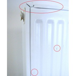 Radiateur Acier Eau Chaude 988W CHAPPEE Samba 6T 600x600 mm Pas cher