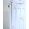 Radiateur Acier Eau Chaude 988W CHAPPEE Samba 6T 600x600 mm Pas cher