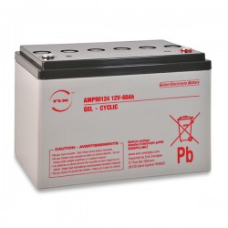 Batterie Plomb Etanche NX Gel 60-12 Utilisation Cyclique 12 V 60 AH M6-F