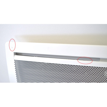 Radiateur Électrique 750W INTUIS Quartea D Horizontal Blanc Pas Cher