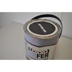 Pot de 2,5L de Peinture Monocouche LOXXO Spécial Fer Noir Brillant pas cher