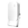 Radiateur Electrique Chauffage Soufflant 2000W HEALLUX Yona avec Barre Porte-Serviettes Mural Blanc