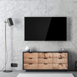 Prise TV Avec Plaque de Finition Design