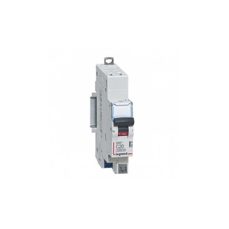 Disjoncteur LEGRAND DNX3 4500 1P+N 20A Courbe C Borne Automatique Disjoncteur LEGRAND DNX3 4500 1P+N 20A Courbe C Borne Automatique