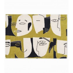 Tapis Tufté en Laine Plat MADE Khark Vert 230X162cm