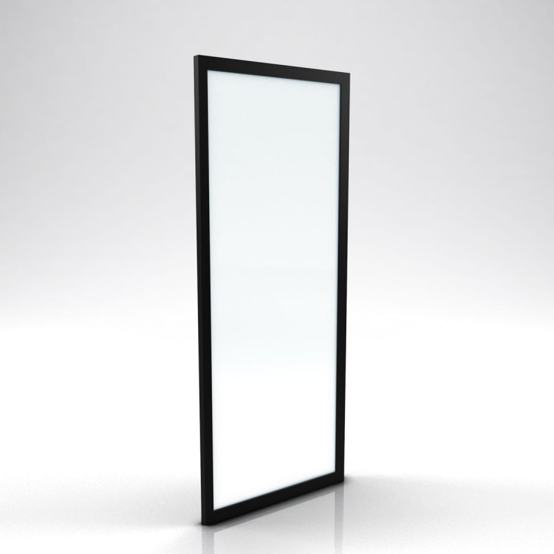 Retour pour Paroi de Douche AURLANE 90×200cm Profilé Noir Mat Verre 6mm Retour pour Paroi de Douche AURLANE 90×200cm Profilé Noir Mat Verre 6mm