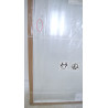 Retour pour Paroi de Douche AURLANE 90×200cm Profilé Noir Mat Verre 6mm Pas Cher